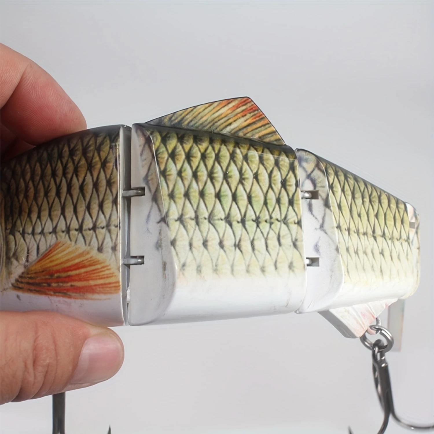 1개 4세그먼트 싱킹 스윔베이트 크랭크베이트 - 25cm/9.84인치, 135g - 큰 물고기에 딱 맞습니다