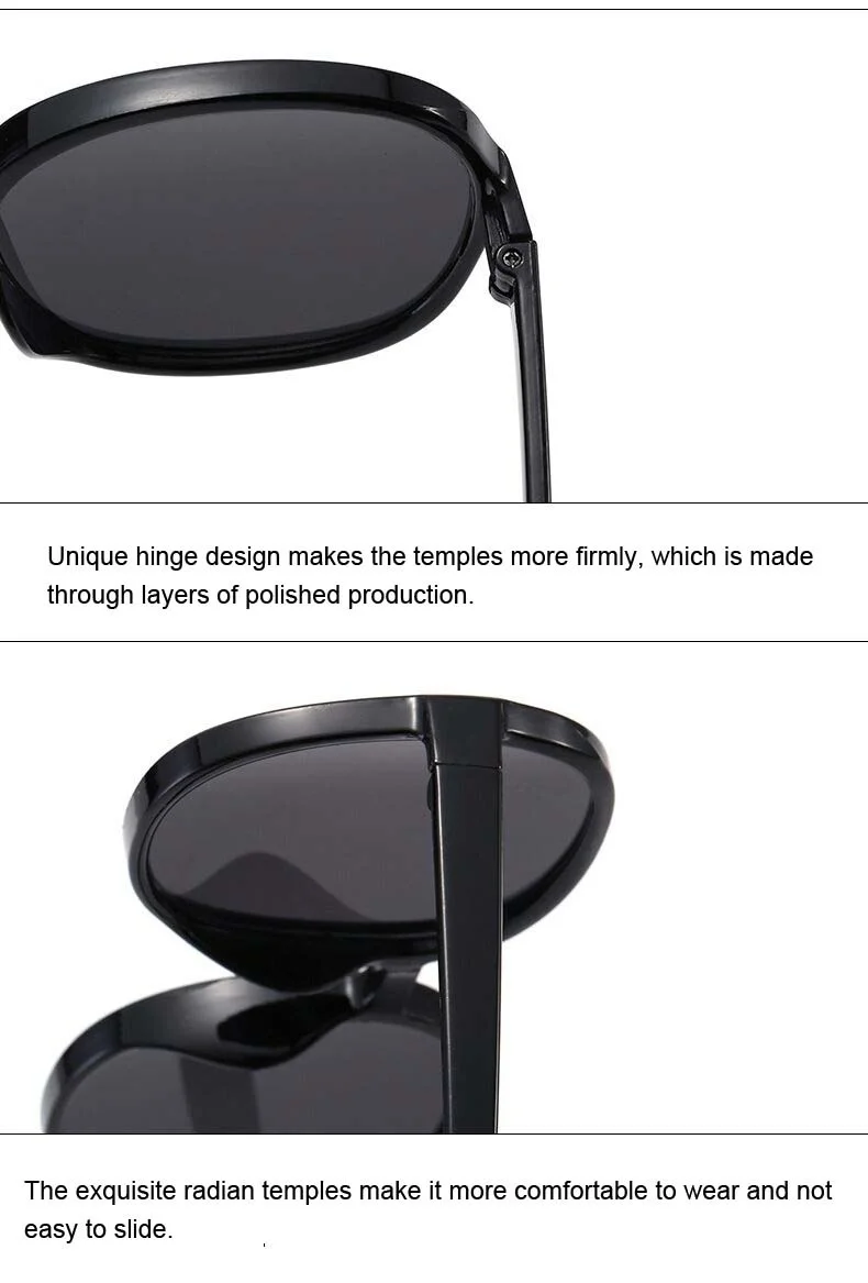 Oversized Round Frame Sunglasses Retro Designer Sun Glasses_voghion.com