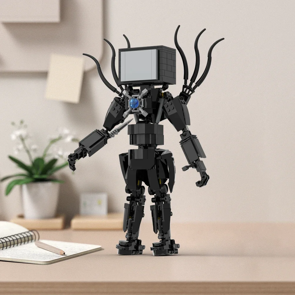 

Skibidi туалетные Титаны, ТВ фигурки, набор строительных блоков, кирпичи, игра, персонажи, игрушки для детей, рождественские подарки