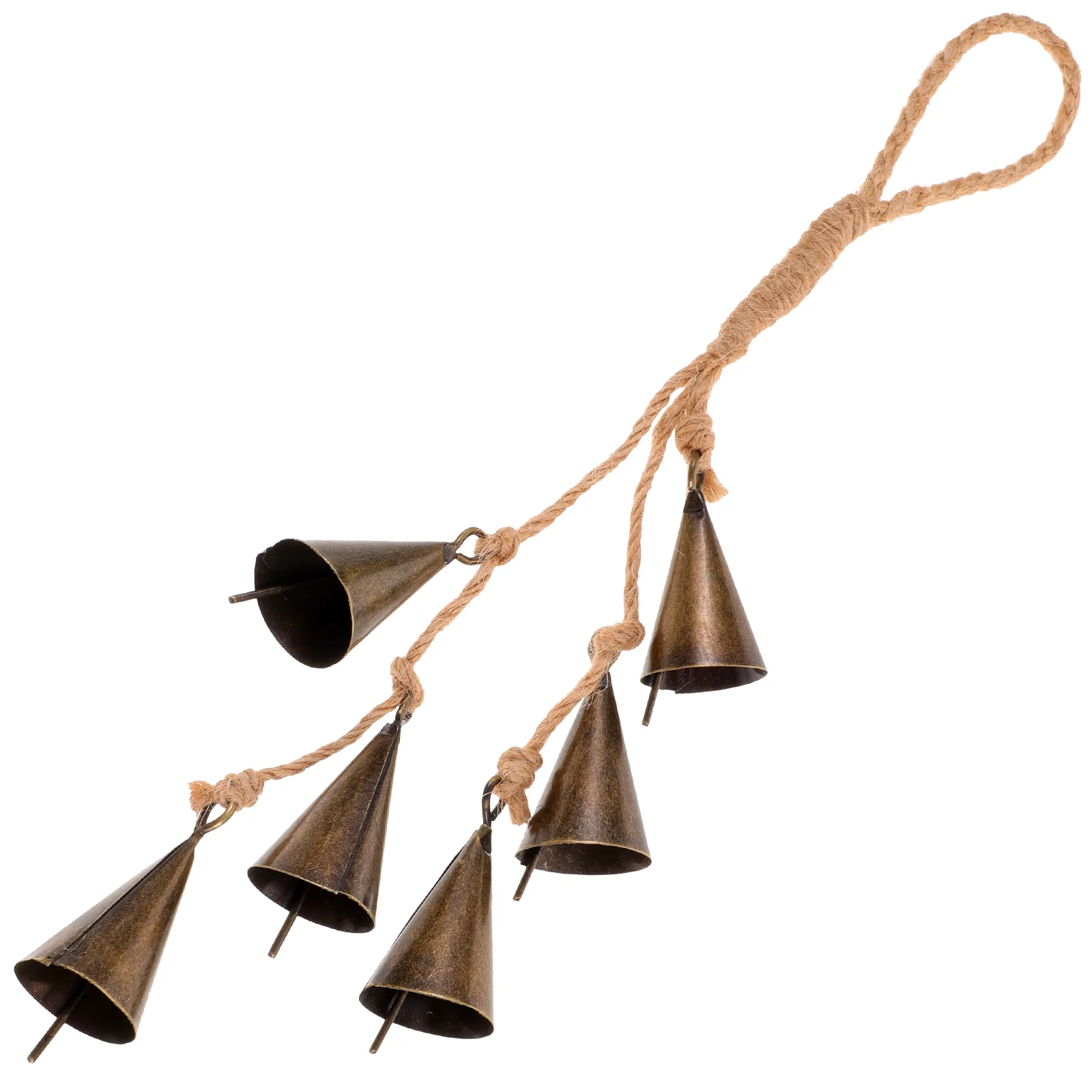 

Witch Bells Protection Door Knob Hanger Wind Chimes Wall Hanging Pendant Handmade Crafts Porch Garden Home Decoration