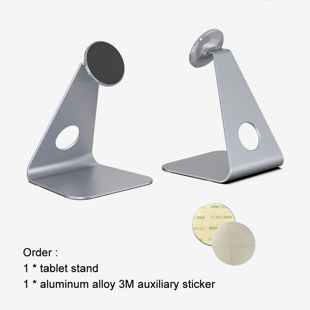 Versatile Metal Magnetic Rotation Tablet and Phone Holder Stand