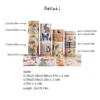18rolls Pack Vintage Washi Tape Set for Kids Journaling Scrapbooking DIY Art Crafts 6