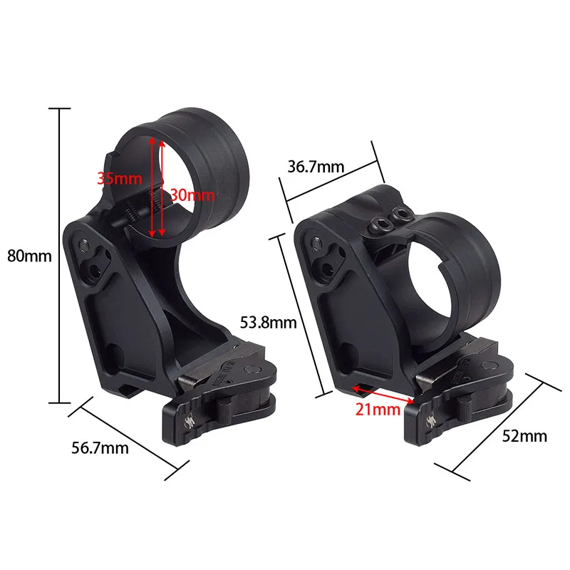 Tactical FTC Mount for G33 G43 Magnifier 6X-Mag-1 Airsoft Rifle Scope