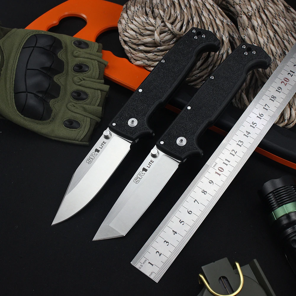 Multi Folding Pocket Knife SR1 Outdoor Hunting Survival Knives EDC Self Defense Tools for Men folding knife