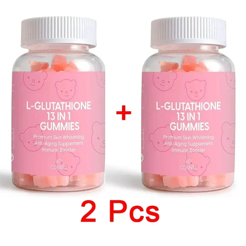 

2 Bottle Glutathione Collagen Soft Candy Brightening Skin Vitamin VC health food