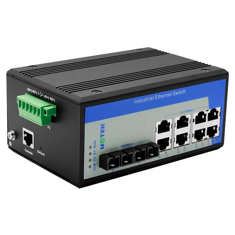 

UT-62208F-8T-2GP-MNF Two Port Gigabit SFP Eight Port 100Mbps Grid Tube Switch