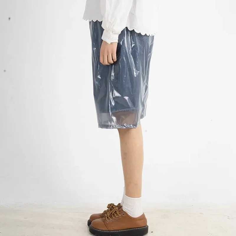 TPU 투명 플라스틱 반바지, 부드러운 탄성, 조용한 누출 방지, ABDL 성인  기저귀 바지, 커플 야외 스포츠 방수, 신제품