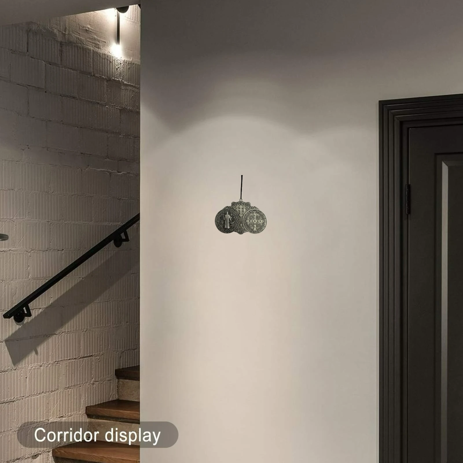 ✝️ Extra Large St. Benedict Cross Medal – 5.7" x 4" 6