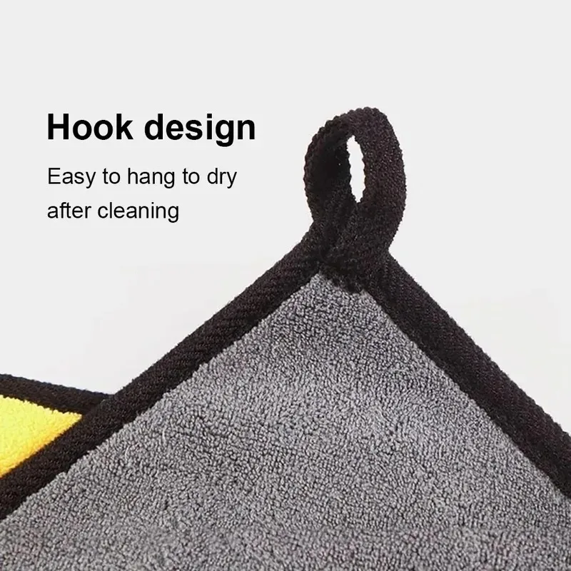 1/3개 마이크로화이버 청소 타월 자동차 청소 천 전문 디테일링 자동차 건조 마이크로화이버 타월 세차 타월 액세서리
