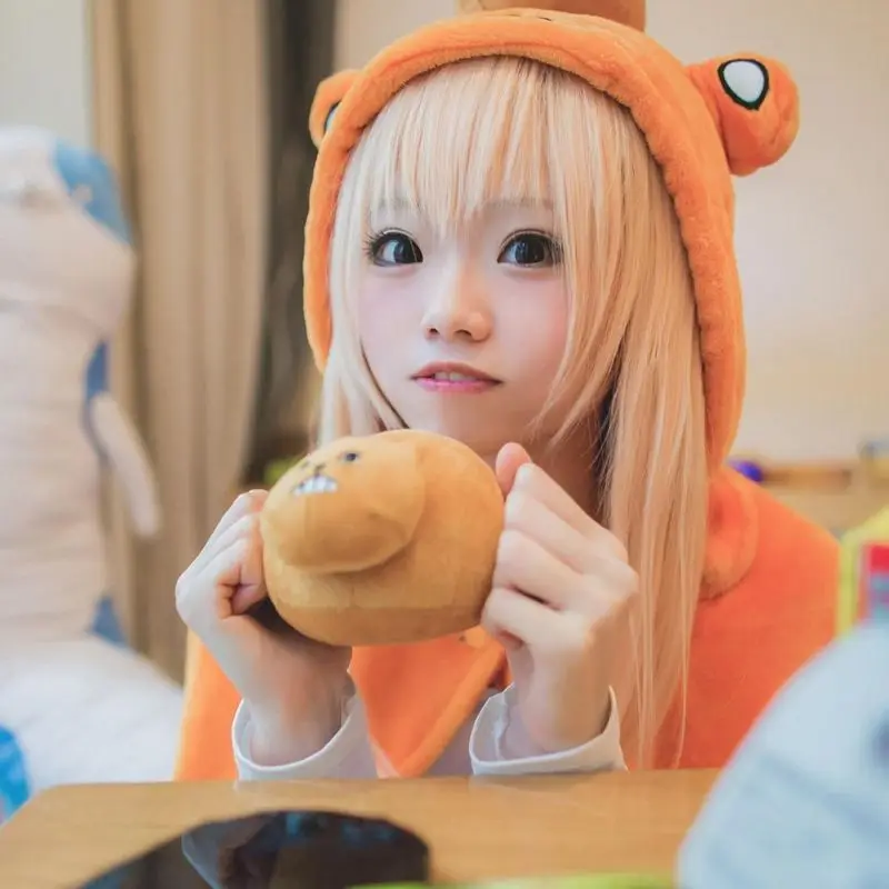 Himoto! Umaru-chan mantello Anime Umaru Chan Doma Umaru Costume Cosplay coperta di flanella mantello morbido felpa con cappuccio Costume di Halloween - immagine 2