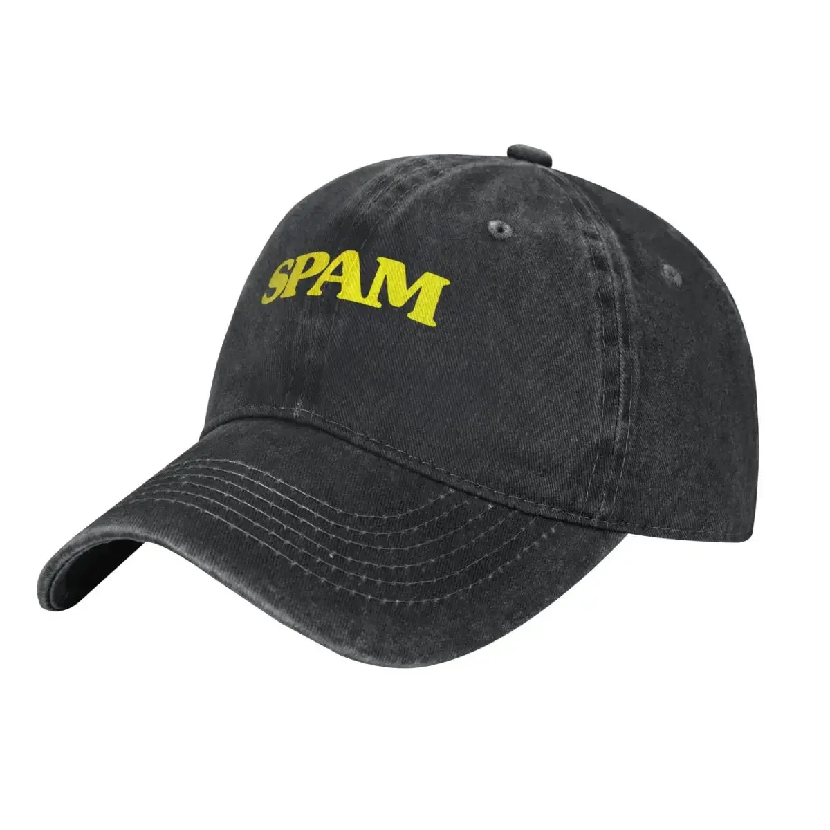 Vintage SPAM Baseball Cap for Men Women Distressed Washed Snapback Cap Outdoor Workouts Unstructured Soft Caps Hat