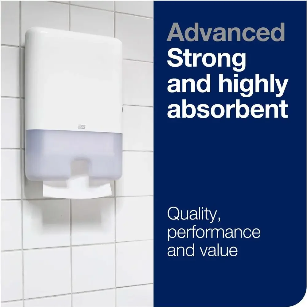 Soft and Absorbent Multifold Hand Towels Value Pack of 400 Ideal Hand Drying LEED Compliant Model 424824