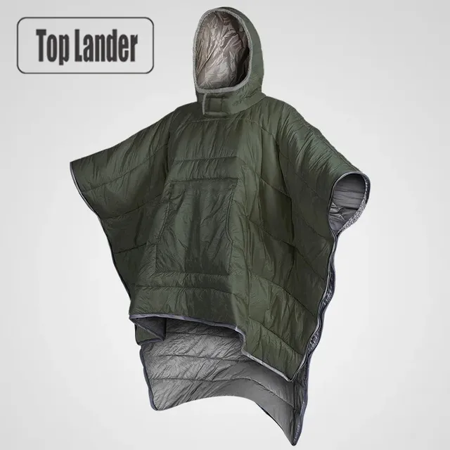 Outdoor Down Poncho Blanket 1
