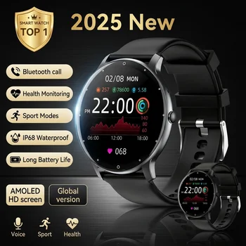 New Smart Watch Heart Rate Sleep Health Monitor Bluetooth Talk Ladies Sport Smart Watch for Android IOS