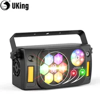 U'King 80W Bee's Eye Disco Party Light LED 6IN1 Effect Strobe Stage Light DMX Control&Sound Activated For DJ Bar Christmas Party 1