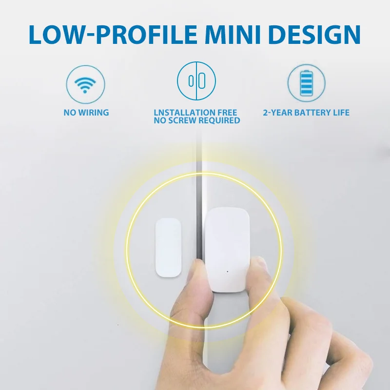 Sensor de Porta e Janela Aqara Zigbee Mccgq11lm Alarme Inteligente Trabalhe com o Aplicativo Xiaomi Home Mijia Gateway Homekit - Image 5