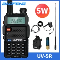 Walkie Takie Baofeng UV-5R 5W True High Power Ham Radio Long Range 10km FM Portable UV5R Dual Band Two Way Radio Comunicador 1