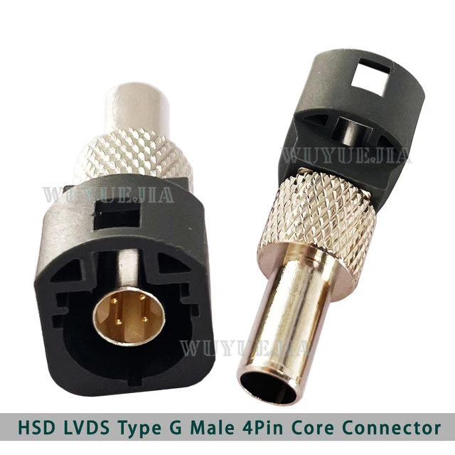 Y Type 1 To 2 Splitter Hsd Lvds Cable 4 Pin Code Z To Z Female & Z Male  Connector Wire Video Line,connector Can Be Customized - Connectors -  AliExpress