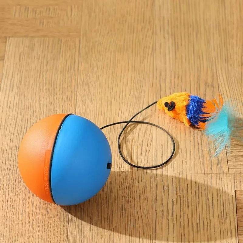 Cat Toy Ball Electric Cat Teaser Ball Automatic Intelligent Rolling Ball Anti-boredom and Bite-resistant Self-hi Artifac Toyt