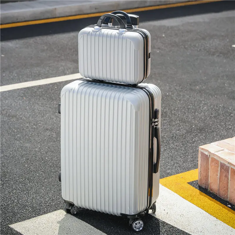 Silver + cosmetic bag