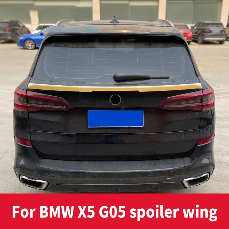 

Rear Roof Spoiler Wing For BMW X5 G05 2019-2022 Car ABS Gloss Black Rear Trunk Roof Lip Spoiler