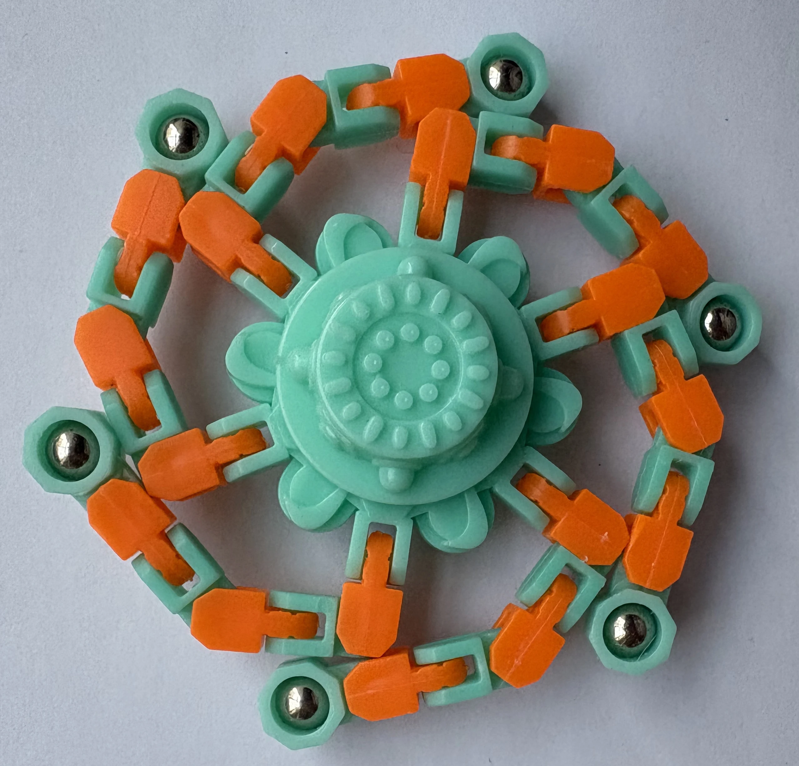 Colorful Deformed Fidget Chain Toy for All Ages - Stress Relief and Fun Gift