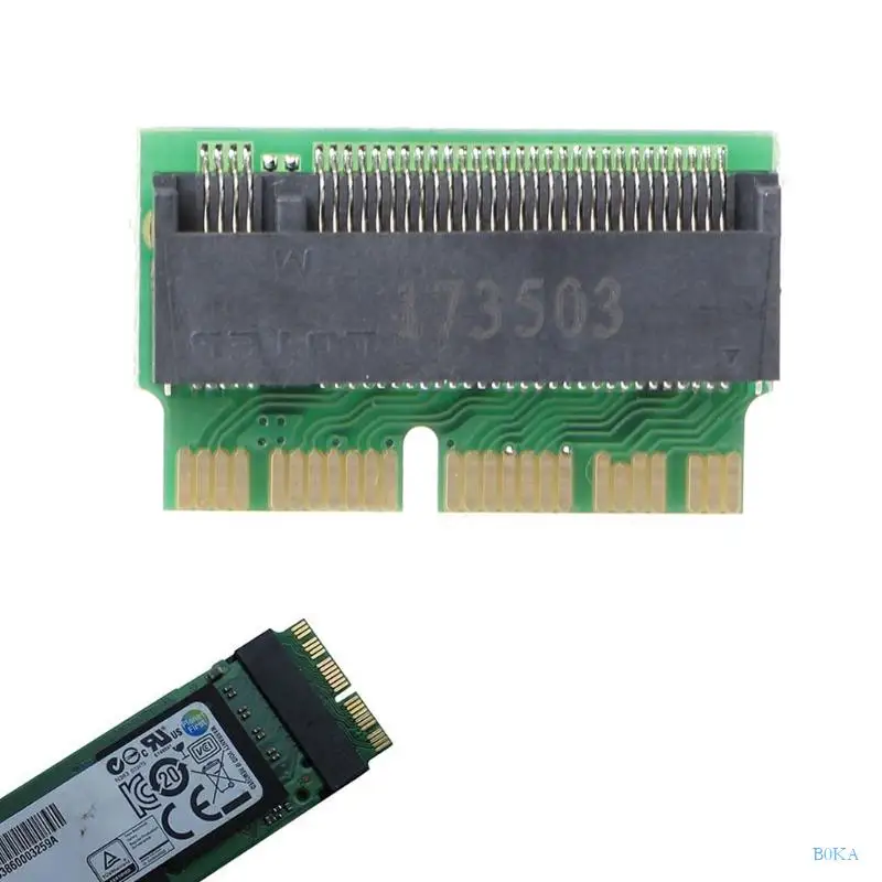 B0KA 12+16pin for M.2 PCIE M-Key SSD Convert Card for 2013 2014 2015 MacBook Air