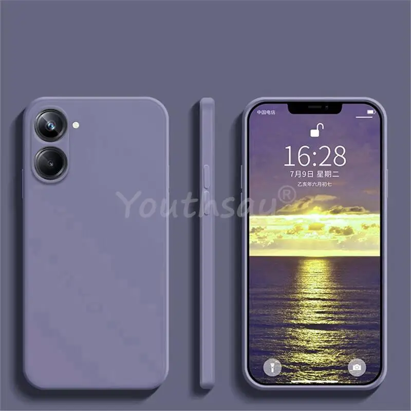 Liquid Silicone Plain Protector Rubber Phone Case
