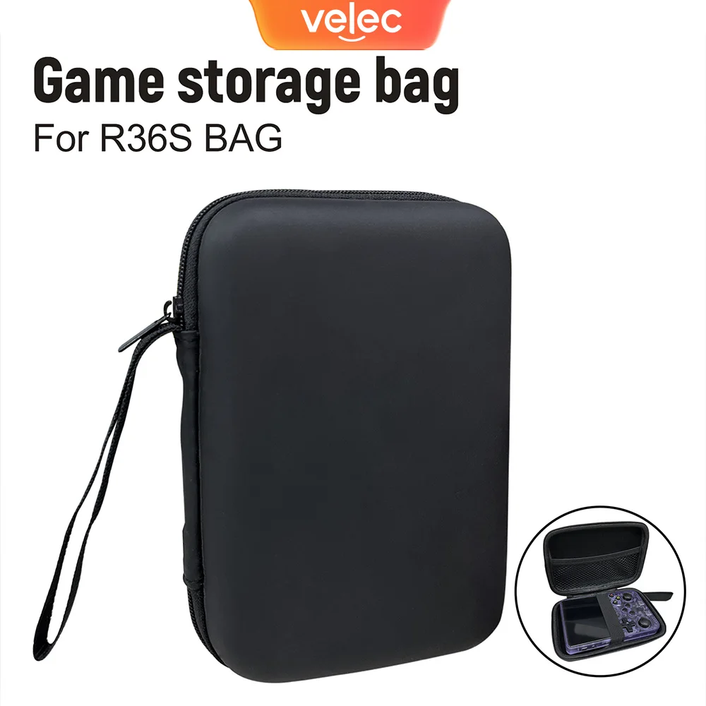Étui Velec pour sacs de jeux vidéo portables, Console pour R36S K36 SUP G5, sacs de Protection Anti-chute et de transport à pression
