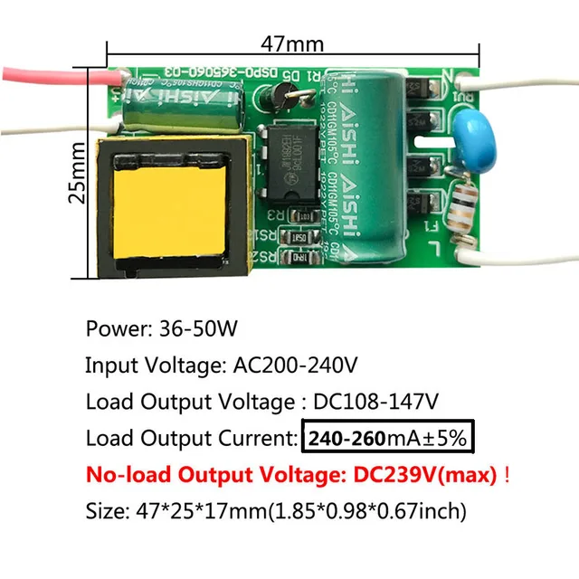 Ac Dc Converter Transformer Driver Constant Current Led Dc - 8w 18w 25w - Aliexpress