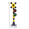 MOC City Train Building Block Train Track Corridor Elevating Rod Pedestrian Crossing Assembly Children's Toy Birthday Gift 6