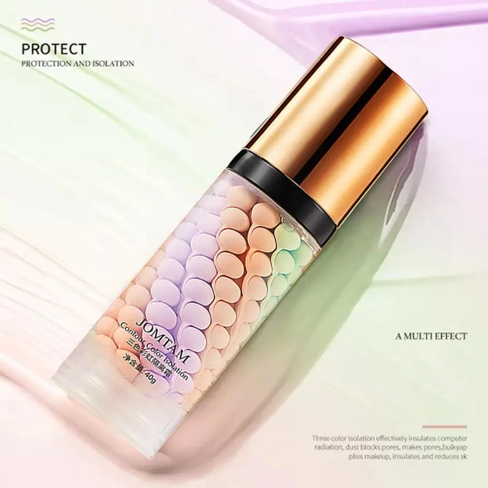 Liquid Foundation Waterproof Foundation Makeup Cream 40g Face Makeup Primer -color Cream Brighten Contour Foundation Waterproof Cream Makeup Color Natural Isolation B N3a6