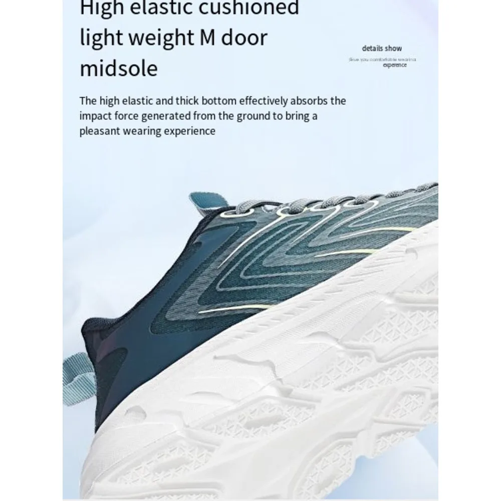 First sight of sports and leisure men's oversized breathable mesh shoes, running shoes_voghion.com