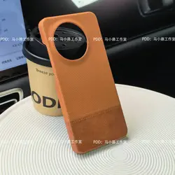 Luxury PU Leather Hard Back Cover - Shockproof Bumper Case for OnePlus Ace 5 (Style 01)