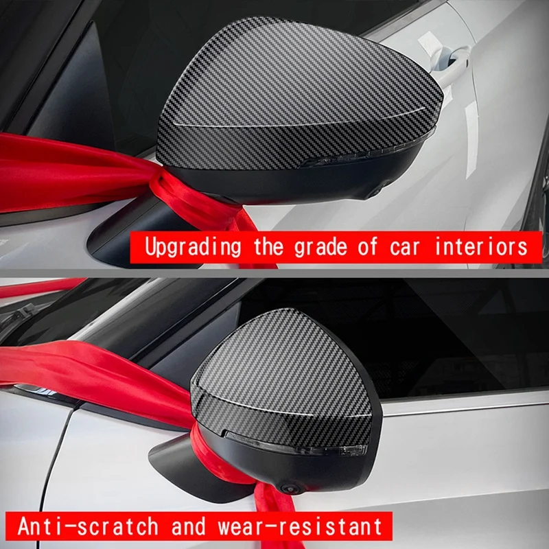 Door Mirror Overlay Styling Rearview Mirror Cover Trim Car Accessories For Mitsubishi Outlander --A73X