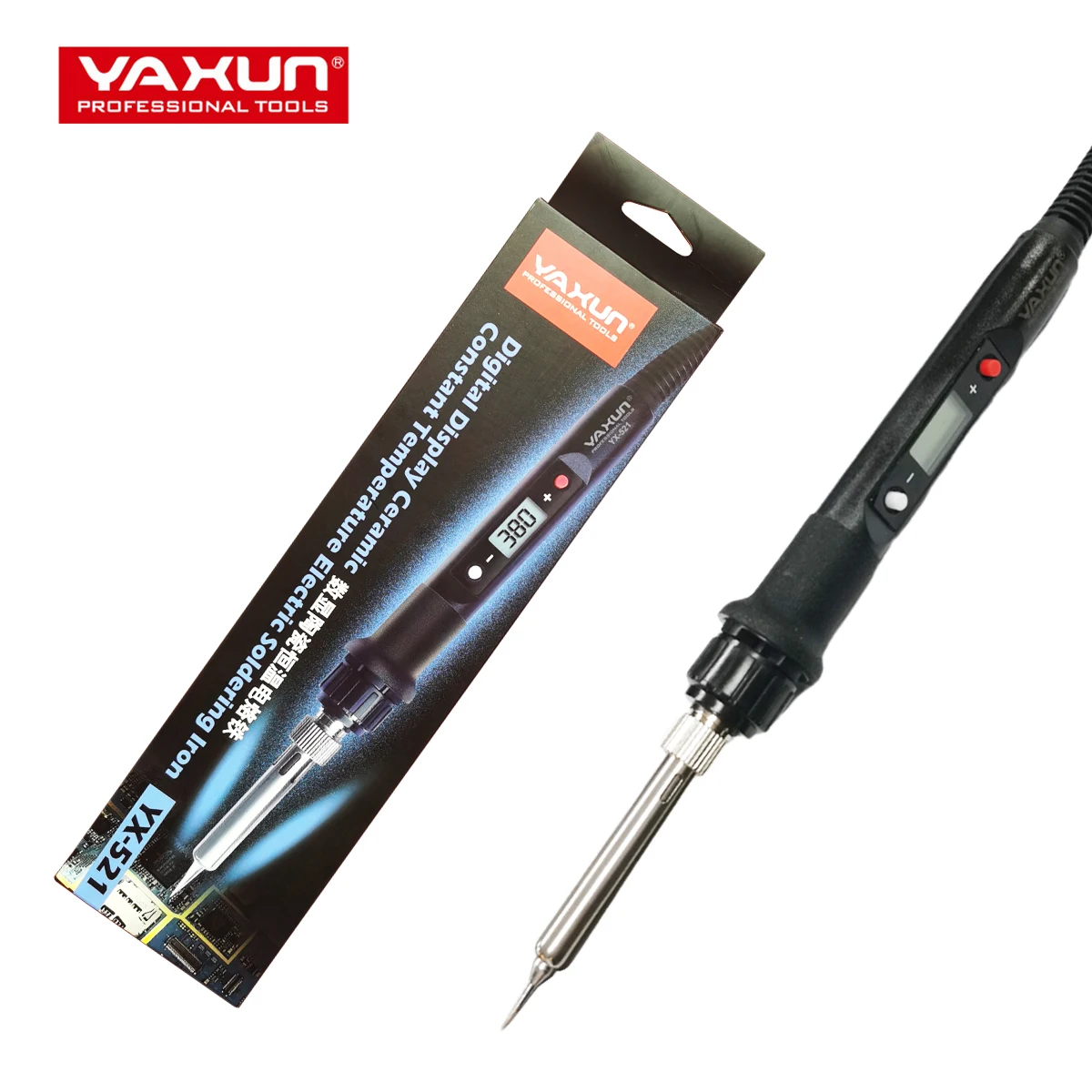 YAXUNYX521LCDDisplay110V220VElectricSolderingIron80W