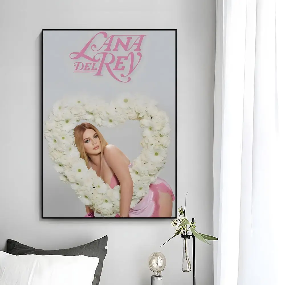 1 Stück L-Lana D-Del Rey Sänger-Poster, HD-Kunst, selbstklebende Wanddekoration, wasserfest, für Zuhause, Schlafzimmer, Bar, ästhetische Dekoration – Detail 13