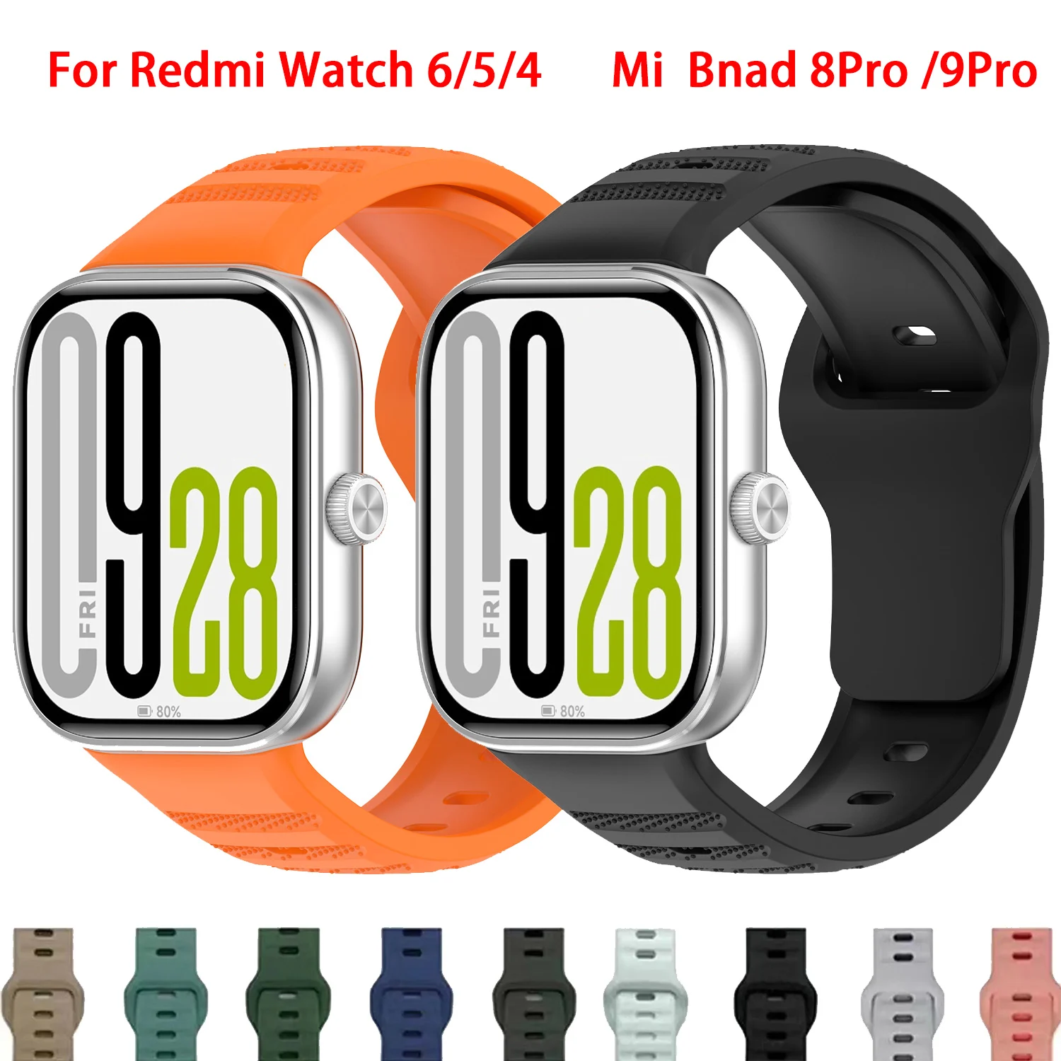 Breathable Silicone Sports Strap Replacement