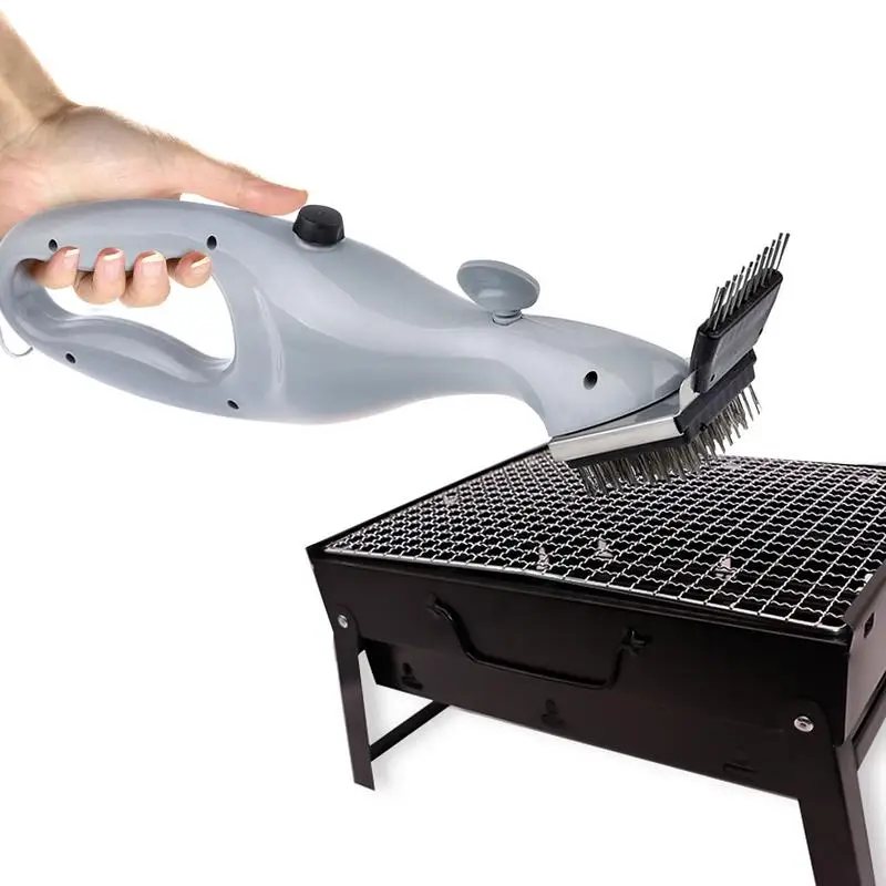 BBQ Grill Brush Steam Scraper Cleaner Oil Fume Stains Cleaning Barbecue
