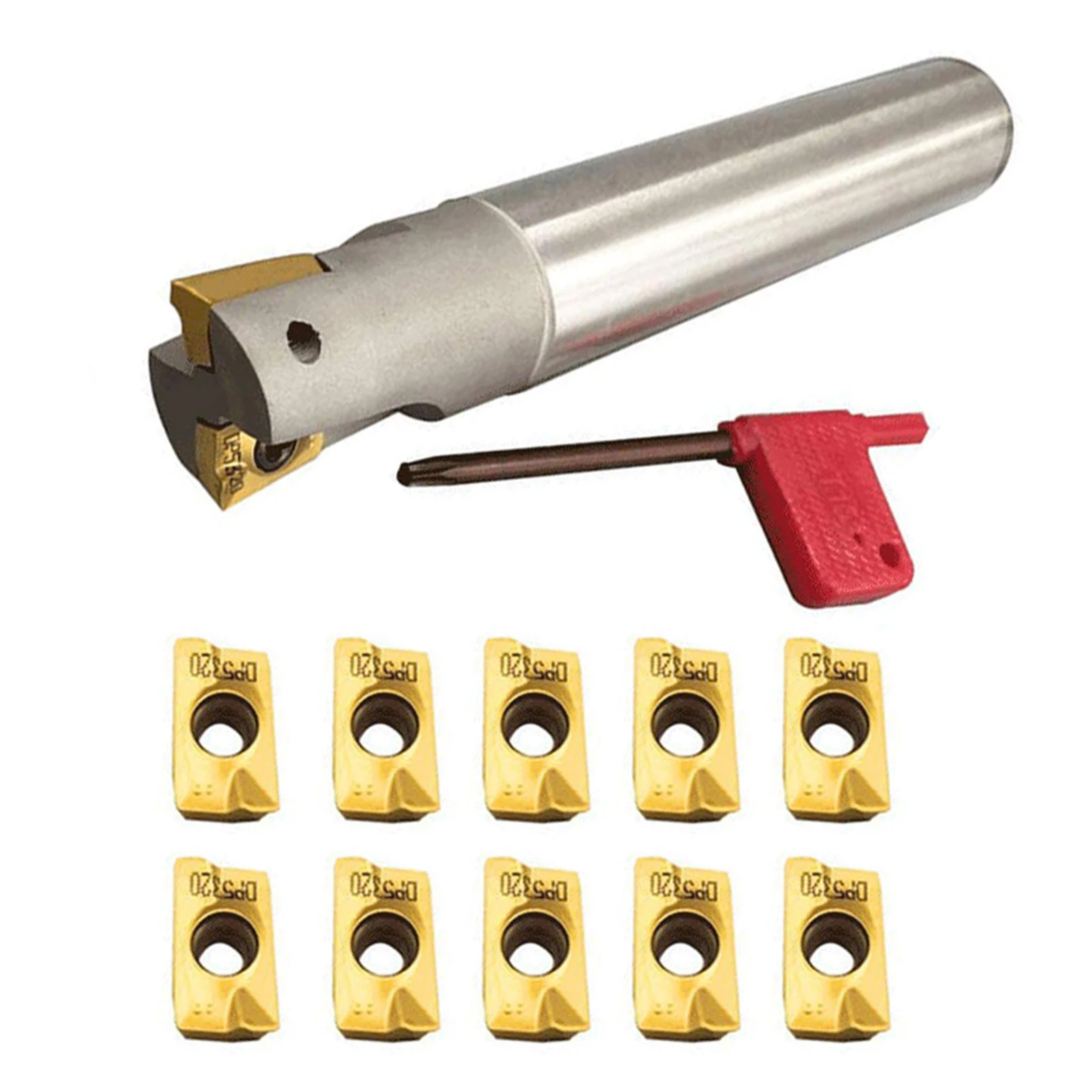 

400R C24-25-200-2T Indexable End Mill Holder APMT1604PDER ZM1135 Carbide Inserts For Steel Parts Shoulder Milling