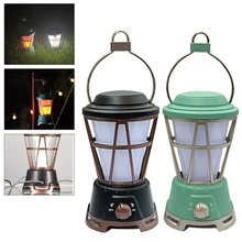 

Retro Kerosene lamp Camping Light Flame Light Portable Lanter Outdoor Indoor Nightlights Portable Handheld Flame Light
