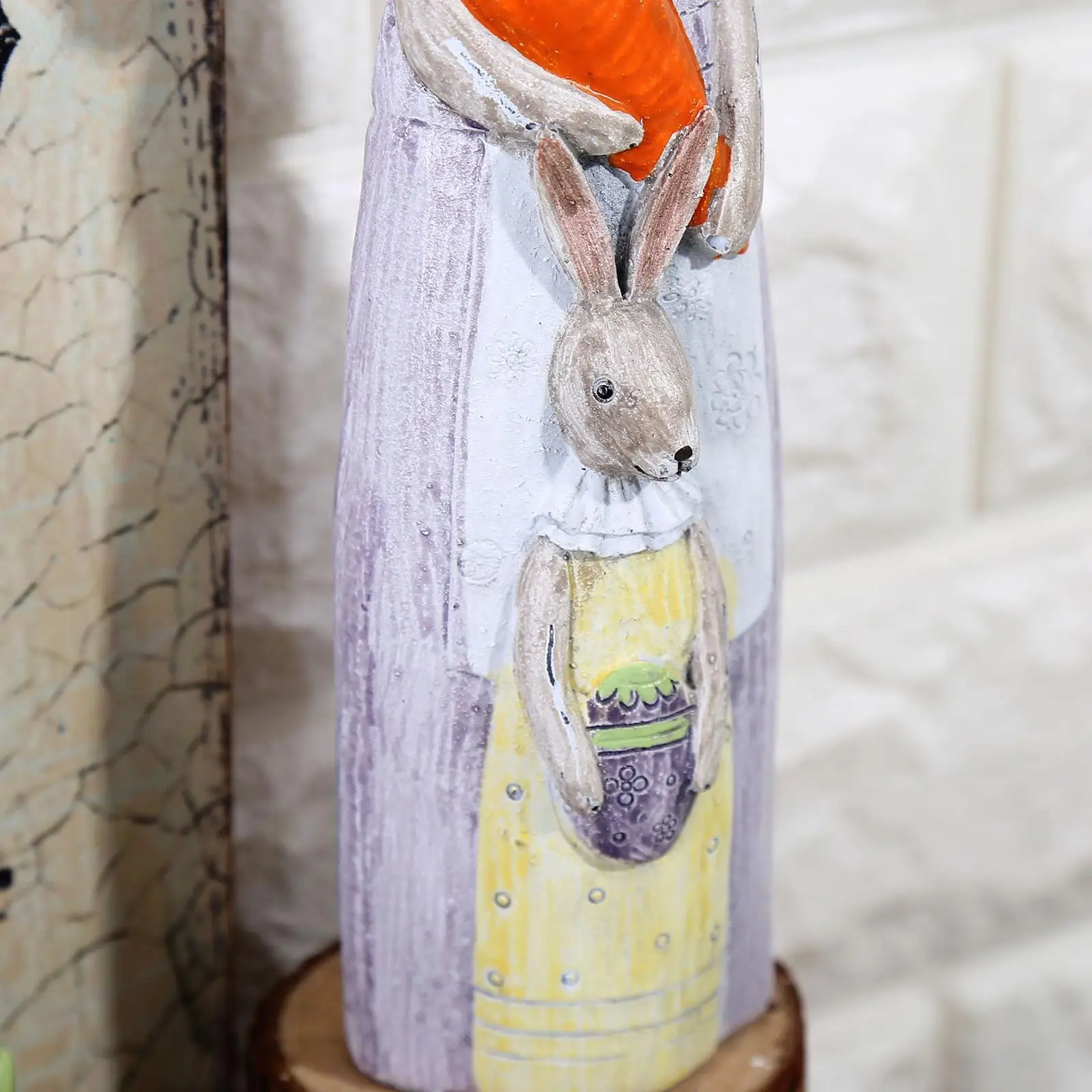 

Rabbit Statue Home Decor Wedding Gift Ornament Figurines Desktop Decor man