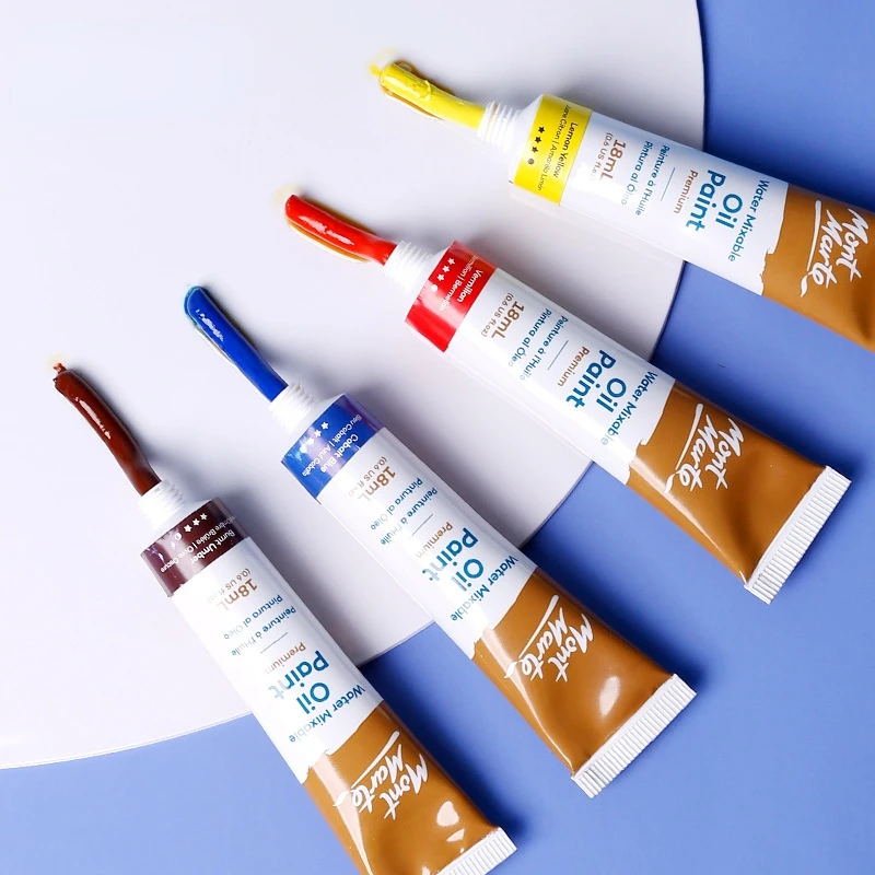 36 Color Oil Paint Set watercolor painting set acrylic paint set oil paint 18ml Odorless Water-soluble Student Children's Professional Art Student Painting Gouache Watercolor Paint