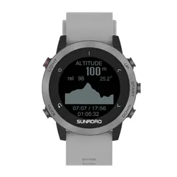 SUNROAD New FR935 GPS+COMPASS 5ATM Snorkeling Heart Rate Monitor Sports Digital Watch Hard APP Download Play store For Andriod