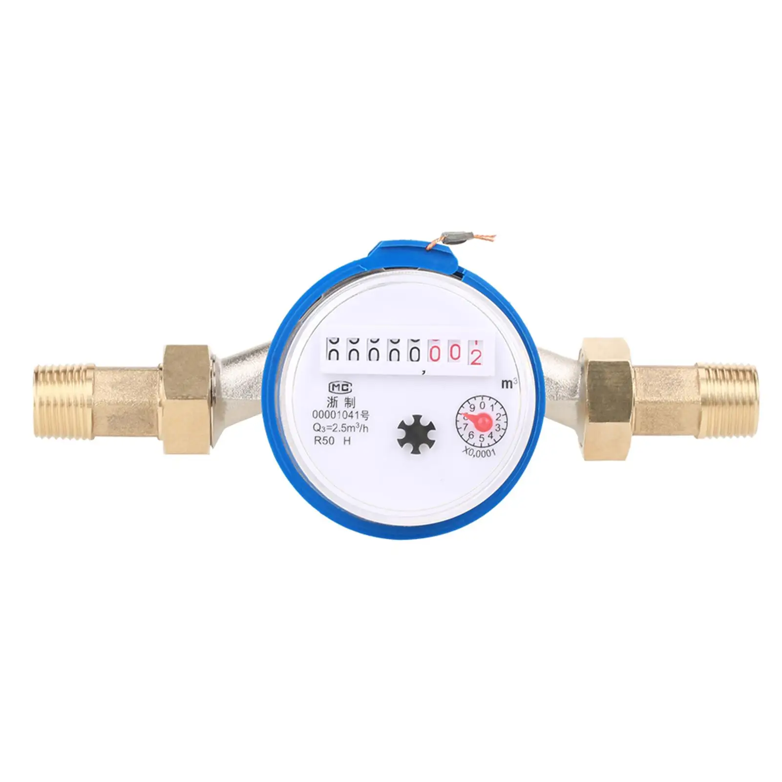 15mm 1/2 Digital Garden Water Meter-Plastic Cold Water Flow Gauge, Household Liquid Measuring Tool