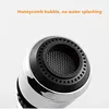 1-5PCS Kitchen Stainless Steel Faucet Showerhead Water-Saving Device Extended Rotating Splash Proof Showerhead Extender Aerator 5