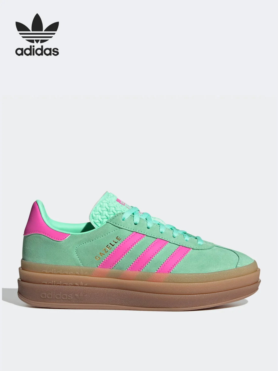 Original Adidas Gazelle Bold Thick Sole Scarpe Casual Da Donna Sneakers