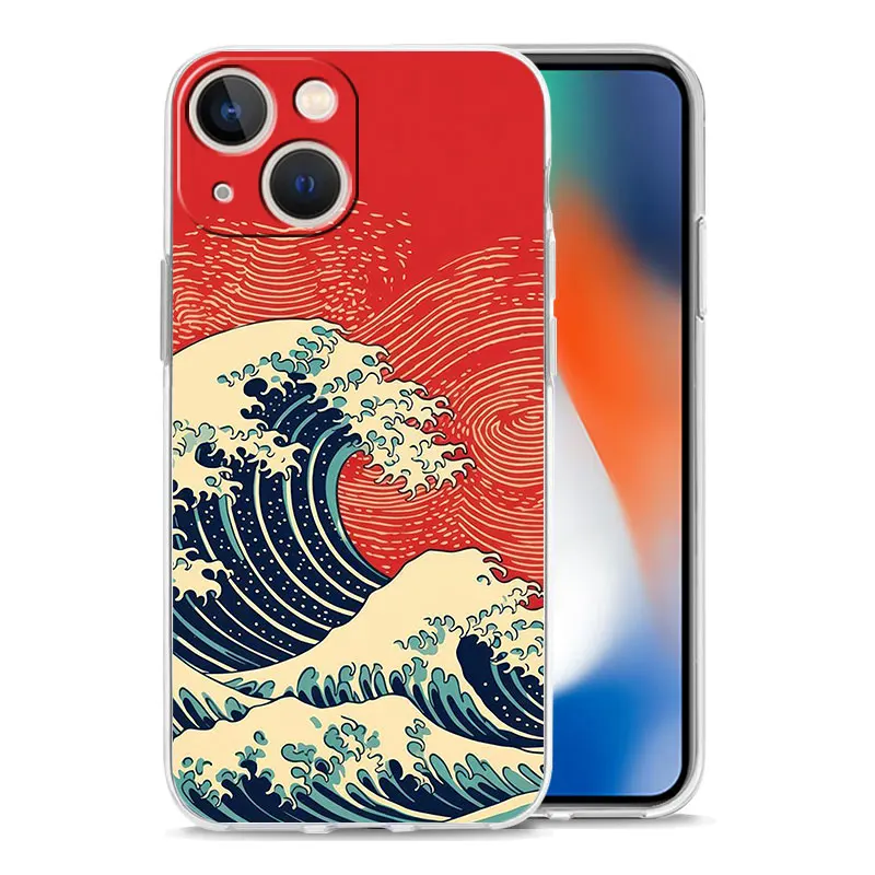 Fashionable Great Blue Wave Phone Case