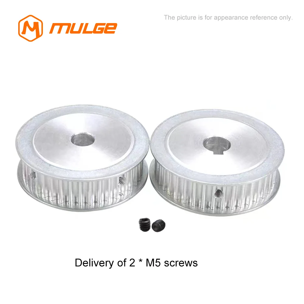 HTD5M 50T/60Teeth Timing Pulley AF Type Keyway Bore circular hole 8/10/12-30mm For HTD 5M Timing Belt Width 15/20/26mm 5GT timing pulley belt pulley