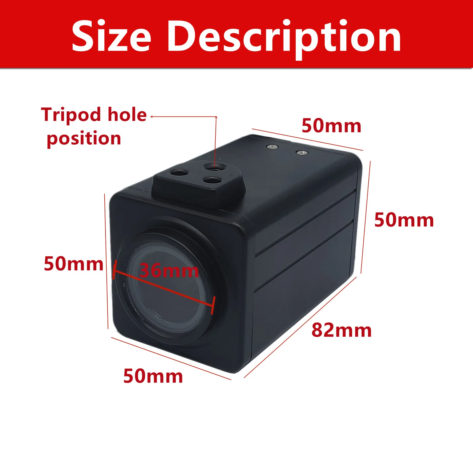 Csillagfényes éjjellátó vezeték nélküli IP kamera elölnézet